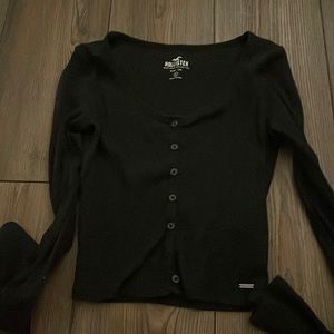 long sleeve crop top